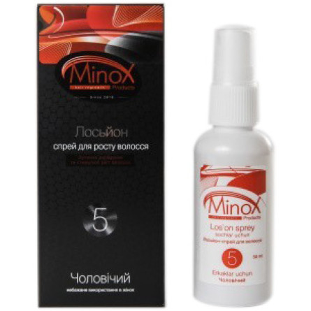 Лосьон MinoX 5% для роста волос и бороды 50 мл