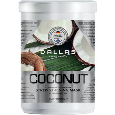 Зміцнювальна маска для блиску волосся Dallas Coconut з натуральною кокосовою олією 1 л mini slide 1