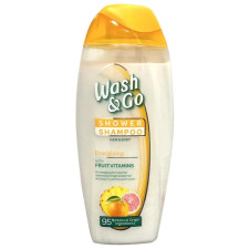 Шамунь-гель для душу Wash&Go 2в1 Енергія вітамінів та фруктів 250 мл mini slide 1