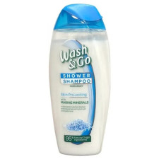 Шамунь-гель для душу Wash&Go 2в1 Свіжість і бадорість з водяною м’ятою 250 мл mini slide 1