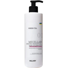 Шампунь мицеллярный Hillary Green Tea Green Tea Micellar Phyto-essential Shampoo 500 мл mini slide 1