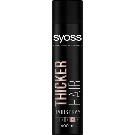 Лак для волосся Syoss Thicker Hair з волокнами для потовщення волосся Фіксація 4 400 мл slide 1
