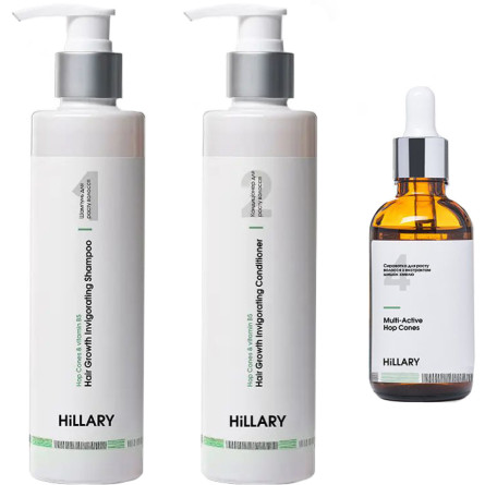 Набір по догляду за волоссям Hillary Multi-Active Hop Cones для росту волосся