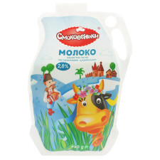 Молоко Смаковеньки пастеризоване 2,8% 930г mini slide 1
