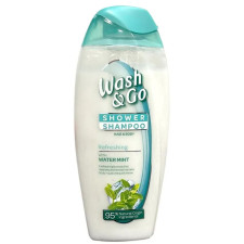 Шамунь-гель для душу Wash&Go 2в1 Захист шкіри з морськими мінералами 250 мл mini slide 1