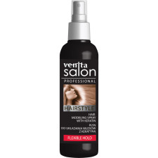 Спрей для укладки волос Venita с кератином Salon Hairstyle сильная фиксация 130 мл mini slide 1