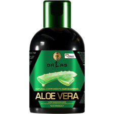 Шампунь для волосся Dallas Cosmetics Aloe Vera Hair Shampoo з гіалуроновою кислотою та олією чайного дерева 500 г mini slide 1