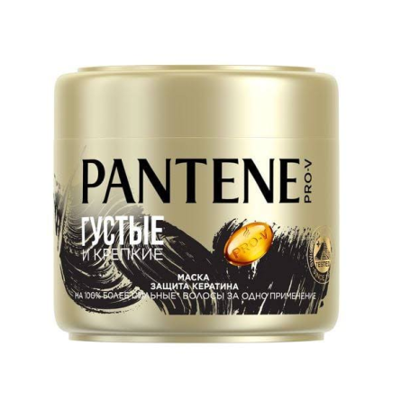 Маска для волос Pantene Pro-V Густые и крепкие с кератином 300 мл