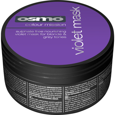 Маска Osmo Silverising Violet Mask проти жовтизни для освітленого волосся 100 мл