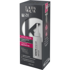 Ампула-филлер для волос Lady Wow Keratin Ampoule с кератином 100 мл (6030) mini slide 1