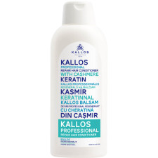 Кондиционер Kallos Cosmetics Cashmere keratin профессиональное восстановление волос 1000 мл mini slide 1