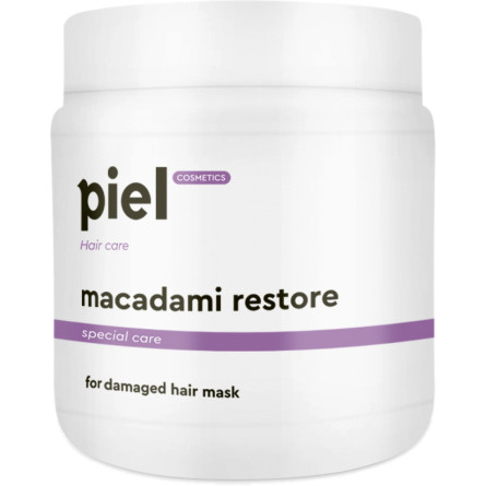 Відновна маска Piel Cosmetics Macadami Restore mask для пошкодженого волосся 500 мл