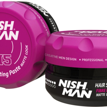 Матова паста для укладання волосся Nishman Fibre Paste Matte Look M5 100 мл