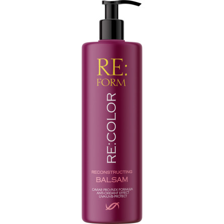 Реконструювальний бальзам Re:Form Re:color збереження кольору та відновлення фарбованого волосся 400 мл