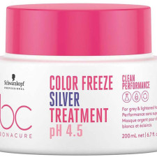 Маска Schwarzkopf Professional BC Bonacur Freeze Silver для нейтралізації небажаної жовтизни волосся 200 мл mini slide 1