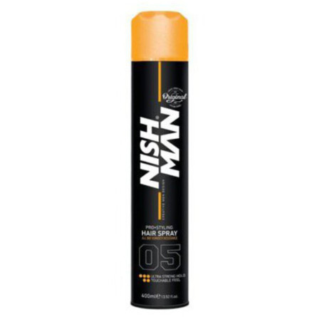 Спрей для укладання волосся Nishman Ultra Strong Hold Hair Spray 400 мл