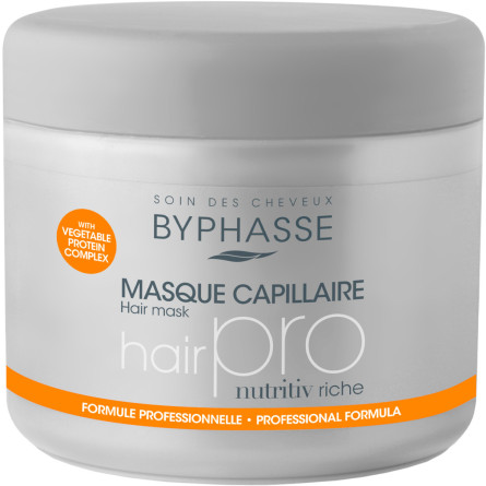 Маска для волосся Byphasse Hair Pro Живлення і відновлення 500 мл slide 1