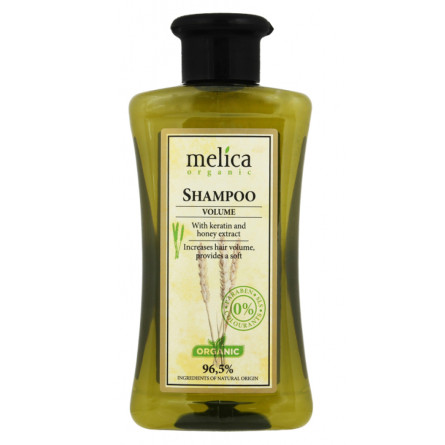 Шампунь Melica Organic з кератином і екстрактом меду 300мл