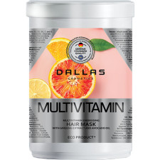 Енергетична маска для волосся Dallas Multivitamin з комплексом мультивітамінів, екстрактом женьшеню й олією авокадо 1 л mini slide 1