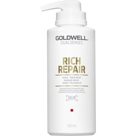 Маска Goldwell DSN Rich Repair 60 секунд восстанавливающая для сухих и поврежденных волос 500 мл slide 1