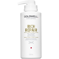 Маска Goldwell DSN Rich Repair 60 секунд відновлювальна для сухого та пошкодженого волосся 500 мл mini slide 1