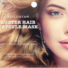 Сироватка для волосся Kocostar Luster Hair Capsule Mask Pouch Біоламінування з аргановою олією 7 капсул mini slide 1