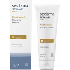 Відновлювальна маска для волосся Sesderma Seskavel Keratin Mask з кератином 200 мл mini slide 1