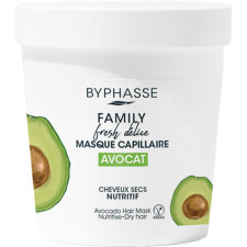 Маска для волосся Byphasse Family Fresh Delice з авокадо для сухого волосся 250 мл mini slide 1