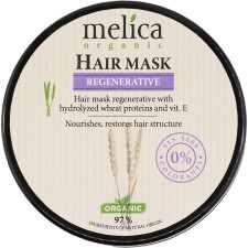 Маска регенерувальна для волосся Melica Organic з екстрактами лопуха й олією 350 мл mini slide 1