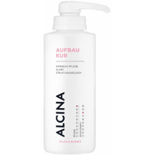 Маска Alcina Aufbau-Kur Color& Blonde Лікування + Відновлення фарбованого та пошкодженого волосся 500 мл (4008666140098) mini slide 1