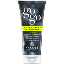 Шампунь-гель для душу Kallos Cosmetics Gogo для чоловіків 200 мл mini slide 1