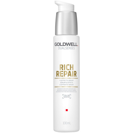 Сыворотка Goldwell Dualsenses Rich Repair 6 Effects для глубокой регенерации поврежденных волос 100 мл (206141)