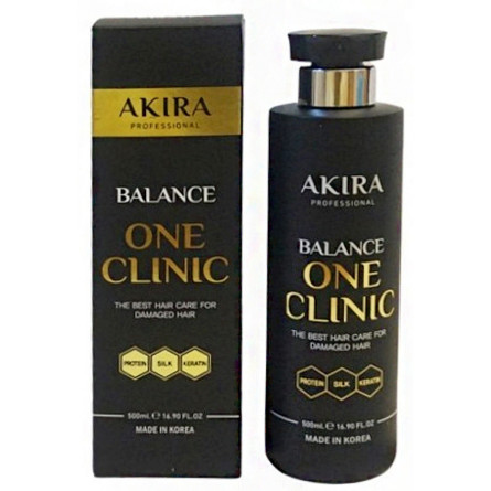 Зволожувальний кондиціонер для сухого волосся Akira Balance One Clinic 500 мл