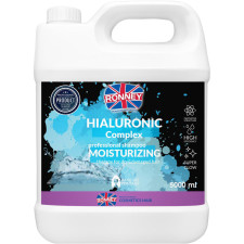 Професійний шампунь Ronney Hialuronic Complex з гіалуроновою кислотою для сухого і пошкодженого волосся 5 л mini slide 1
