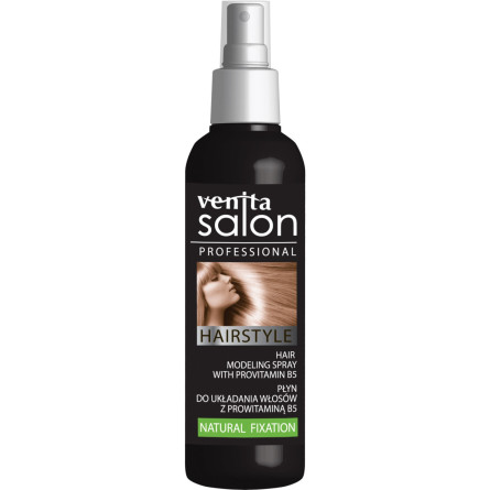 Спрей для укладки волос Venita с витамином В-5 Salon Hairstyle натуральная фиксация 130 мл slide 1