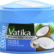 Крем для волос Dabur Vatika Для придания объема Кокос, Хна, Миндаль 140 мл mini slide 1