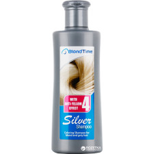 Відтінювальний шампунь для волосся Blond Time Silver Shampoo 150 мл mini slide 1