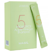 Набір шампуню Masil 5 Probiotics Apple Vinegar Shampoo з пробіотиками та яблучним оцтом 8 мл х 20 шт mini slide 1