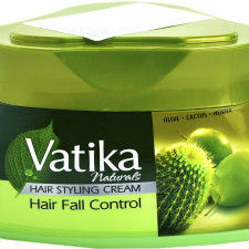 Крем для волос Dabur Vatika Против выпадения волос Оливка, Кактус, Хна 140 мл mini slide 1
