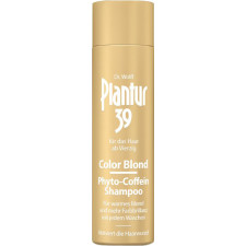 Тонувальний шампунь Plantur 39 Color Blond проти випадіння для натурального та фарбованого світлого волосся 250 мл mini slide 1