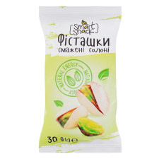 Фісташки Smart Snack смажені солоні 30г mini slide 1