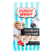 Попкорн Funny Sheep солоний для мікрохвильової печі 90г mini slide 1
