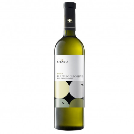 Вино Shabo Classic біле напівсолодке 12% 0,75л