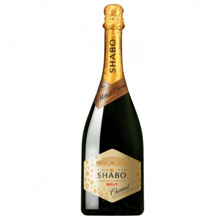 Вино ігристе Shabo Charmat Brut біле сухе 10.5-13.5% 0.75л slide 1