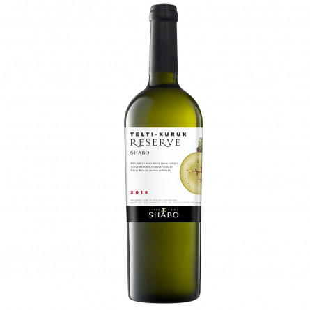 Вино Shabo Reserve Тельті-Курук біле витримане сухе 0,75л