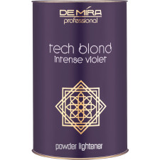 Професійна знебарвлювальна пудра DeMira Professional Blond Intense Violet з антижовтим ефектом фіолетова 300 г mini slide 1