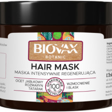 Маска для волос L'biotica Biovax Botanic Регенерирующая из яблочного уксуса 250 мл mini slide 1