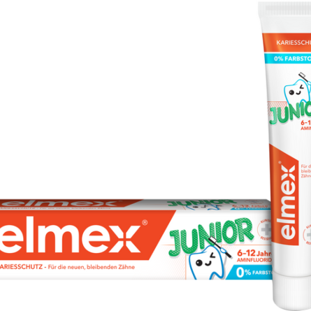 Детская зубная паста Elmex юниор от 6 до 12 лет 75 мл