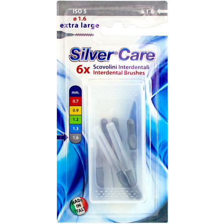 Межзубные ершики Silver Care 6 шт экстра-толстые slide 1