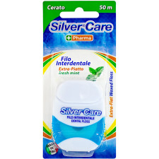 Зубная нить Silver Care экстра-плоская 50 м mini slide 1